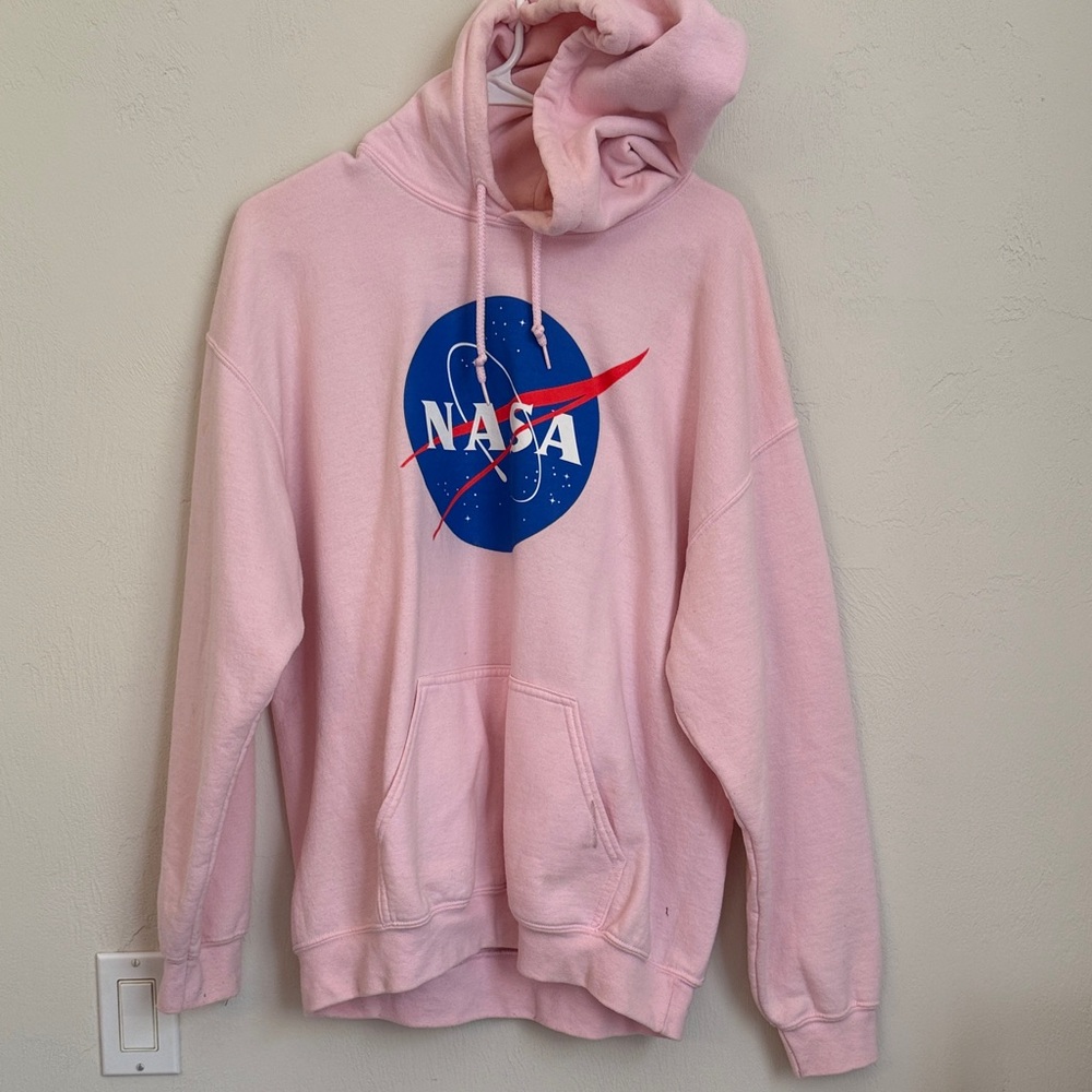 Gildan NASA Pink Heavy Blend Hoodie